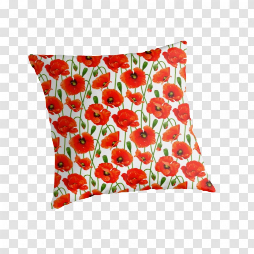 Cosmetic & Toiletry Bags Poppy Rectangle Cosmetics - Throw Pillow - Beautiful Flowers Transparent PNG