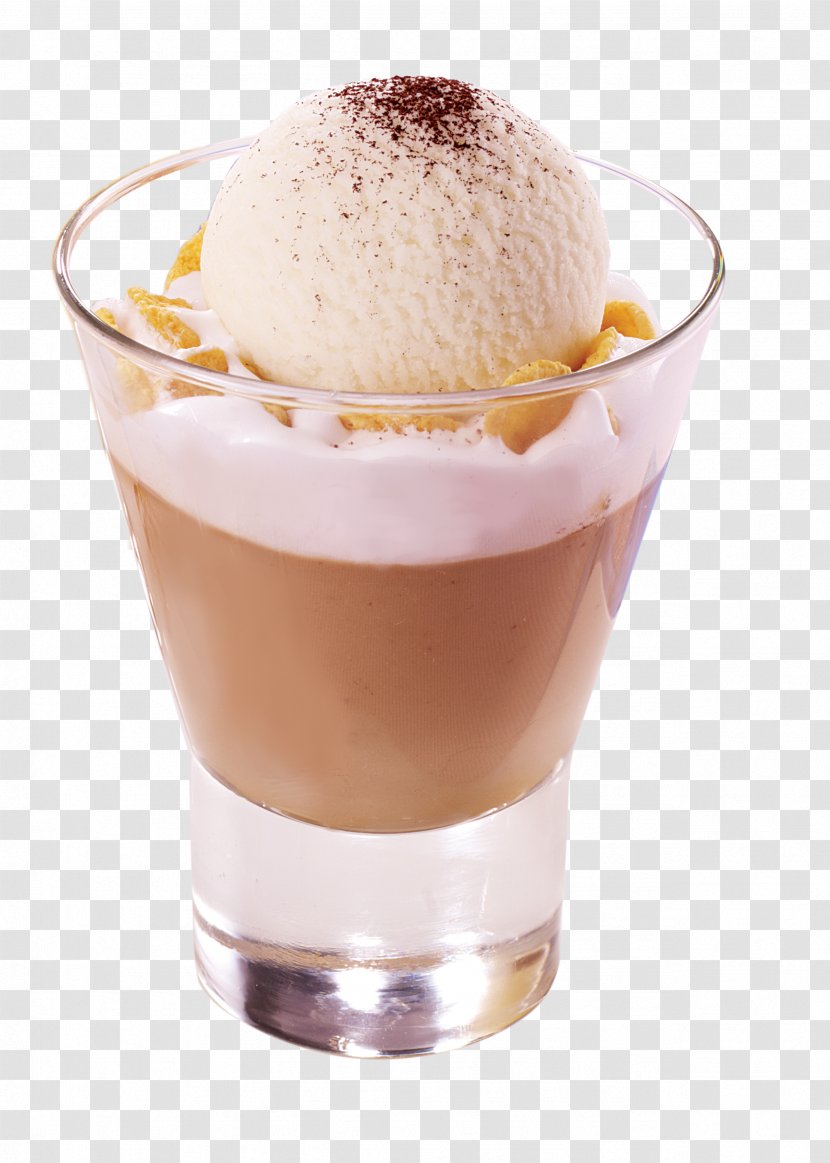 Sundae Mousse Parfait Tea Coffee - Ice Cream Transparent PNG