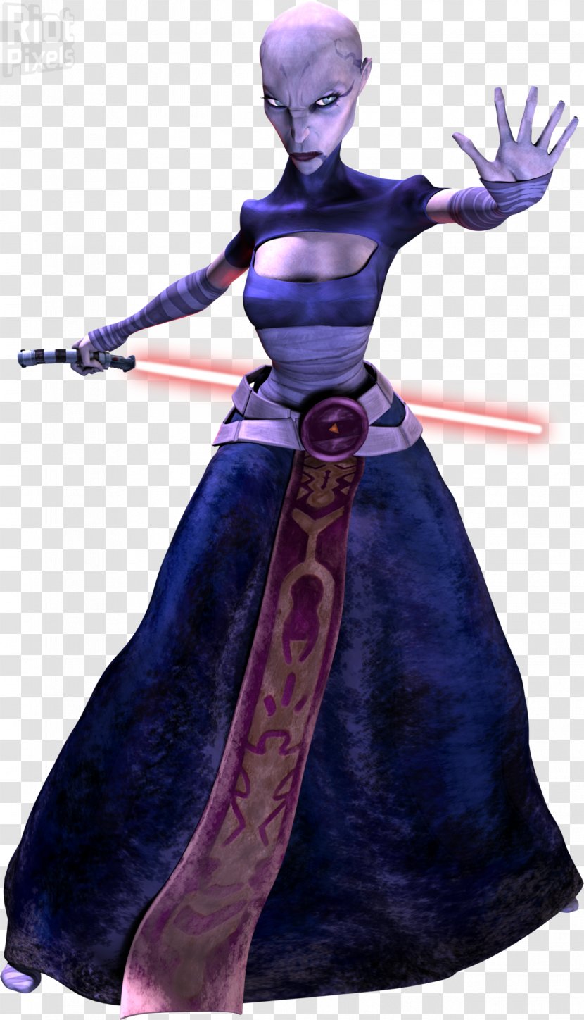 Asajj Ventress Star Wars: The Clone Wars Count Dooku Palpatine - Episode Iii Revenge Of Sith - Figurine Transparent PNG