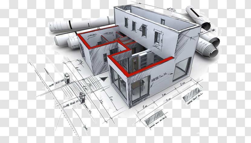 Architectural Engineering Architecture Design Engineer - 3d Computer Graphics Transparent PNG