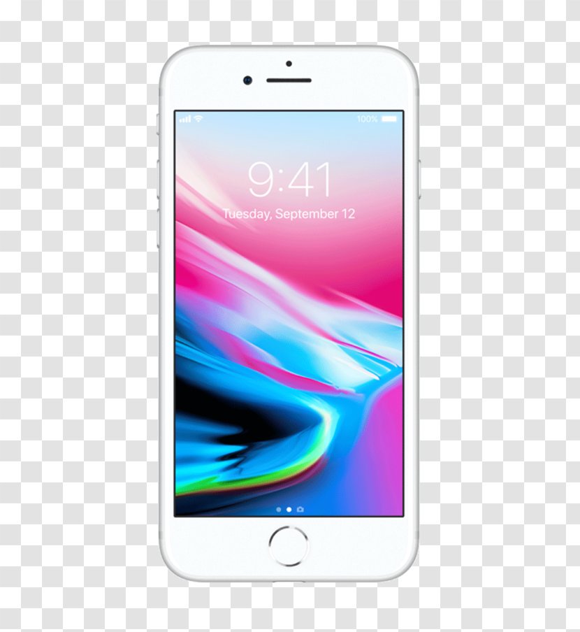 Apple IPhone 8 Plus Telephone Smartphone - Electronic Device Transparent PNG