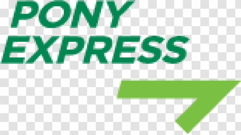 Pony Express Group Parcel Courier Mail - Brand - Green Transparent PNG