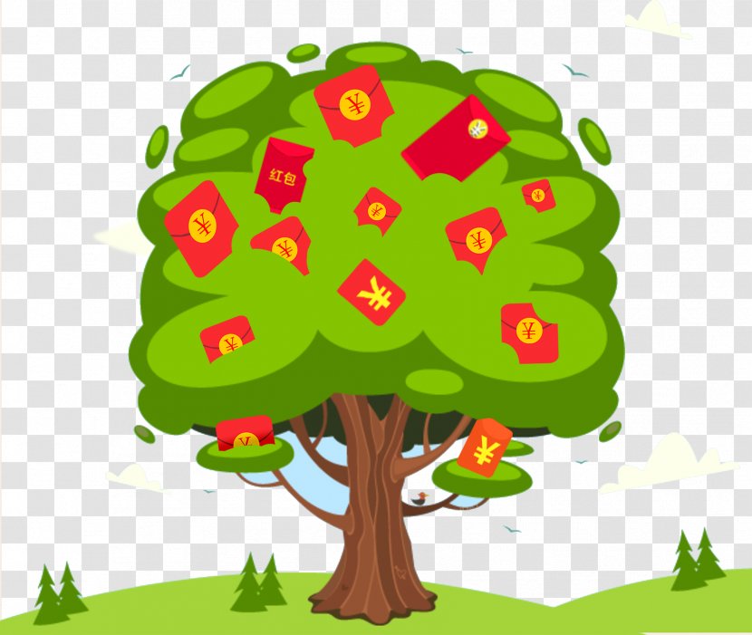 Animation Illustration - Pixel Art - Tree Transparent PNG