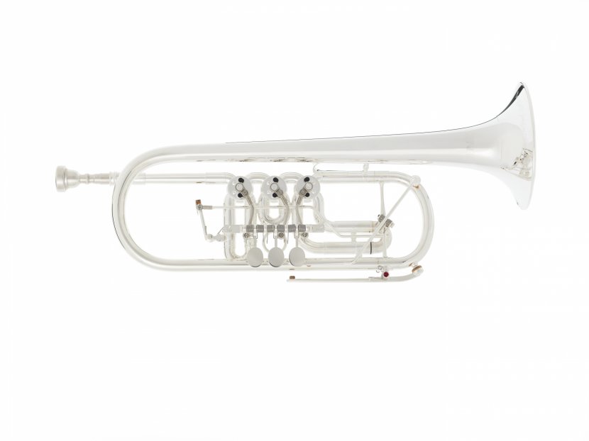 Brass Instruments Trumpet Musical Saxhorn Mellophone - Silhouette Transparent PNG