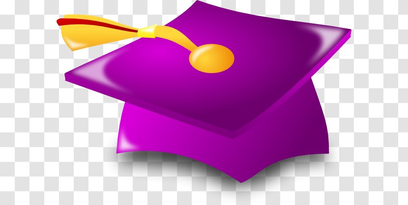 Graduation Ceremony Square Academic Cap Purple Clip Art - Stockxchng - Gold Cliparts Transparent PNG