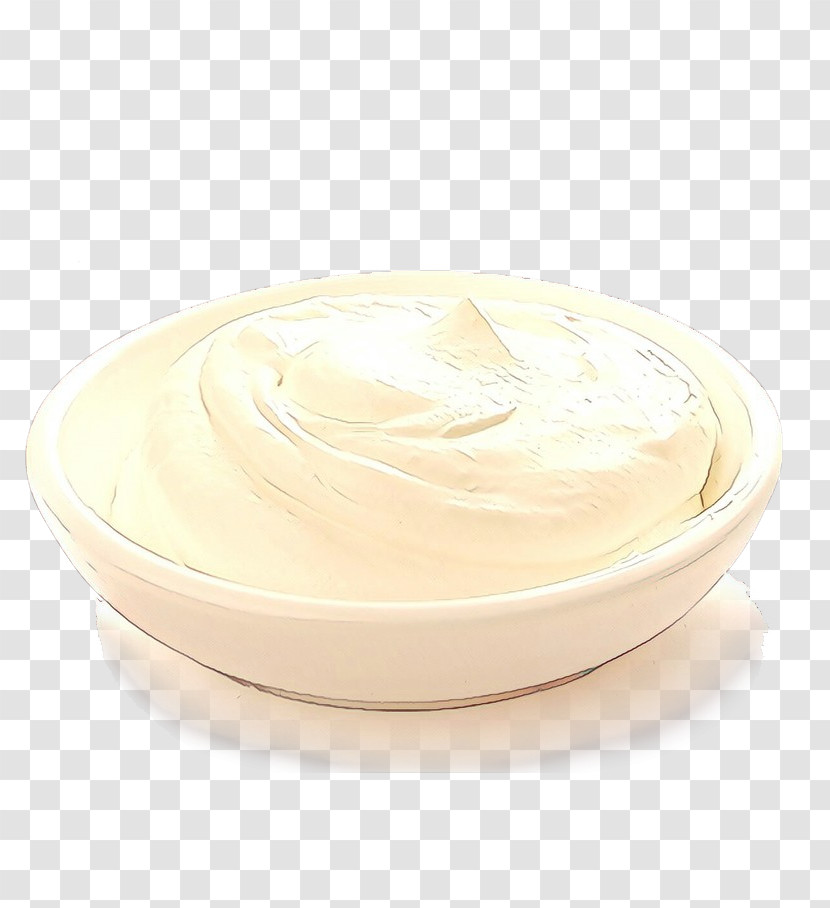 Cream Buttercream Food Dairy Crème Fraîche Transparent PNG