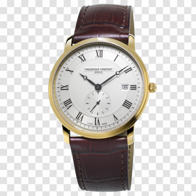 Frederique Constant Slim Line Gents Chronograph Men's Classics Auto Moonphase Watch FC-285S5B6 Clock - Flower Transparent PNG
