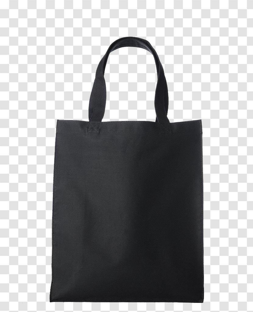 Tote Bag Reusable Shopping - Black Canvas Transparent PNG