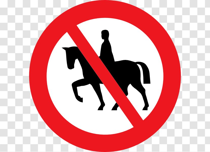Horse Equestrian Clip Art Stock Photography Vector Graphics - Signage - Prohibited Sign Transparent PNG
