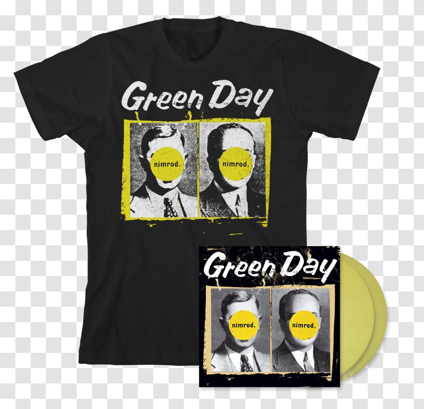 Nimrod T-shirt Green Day Dookie LP Record - Flower Transparent PNG