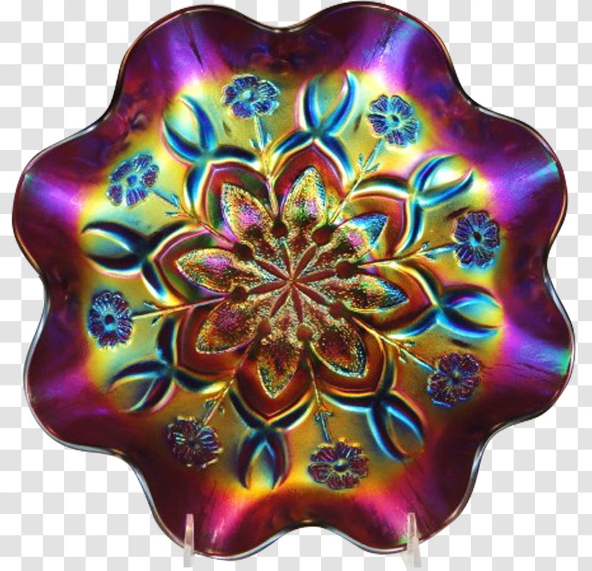 Kaleidoscope Symmetry Purple Petal - Carnival Headdress Transparent PNG