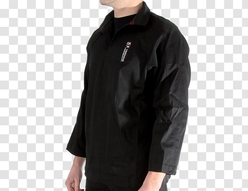 Long-sleeved T-shirt Black Jacket Pajamas - Heart Transparent PNG