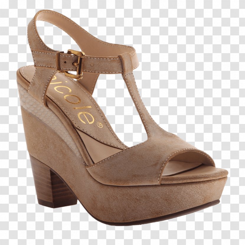 Shoe Sandal Suede Wedge Walking Transparent PNG