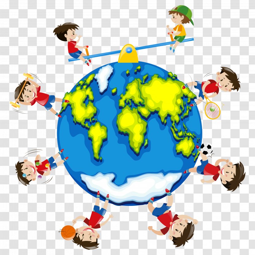 Royalty-free Stock Photography Illustration - Earth Kids Free To Download Transparent PNG