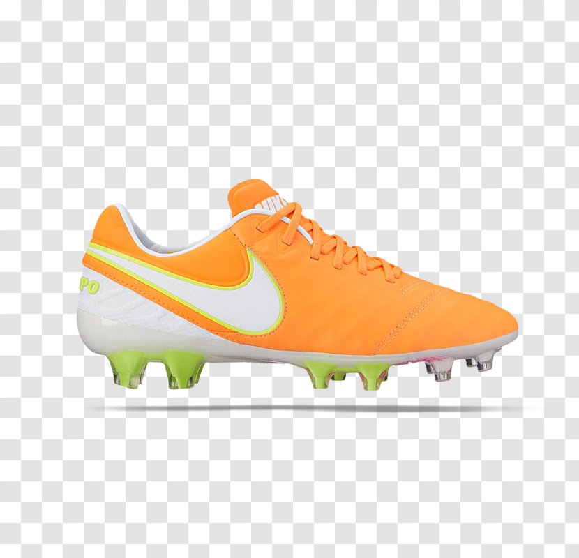 Air Force Nike Tiempo Football Boot Sneakers - Orange Transparent PNG