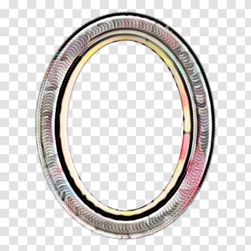 Silver Circle - Body Jewellery - Metal Makeup Mirror Transparent PNG