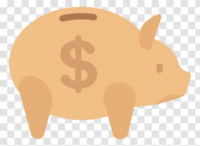 Small Business Saving Piggy Bank Service - Flat Transparent PNG