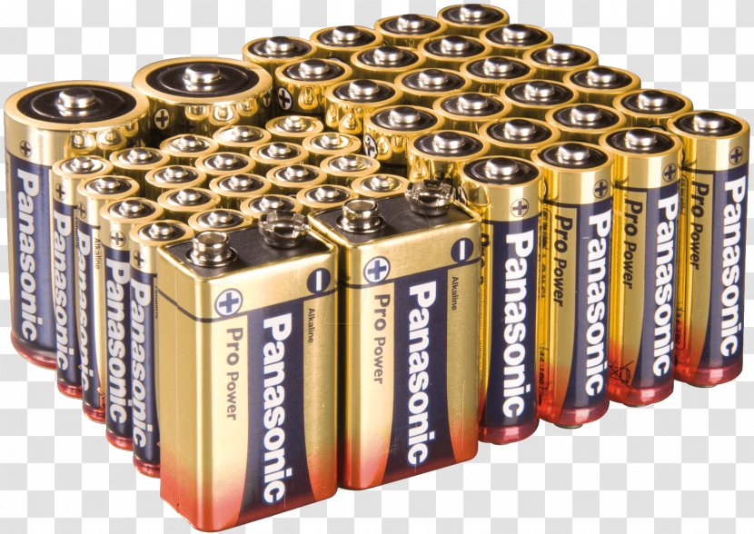 Electric Battery Panasonic Alkaline Holder Cylinder - Id Pack Transparent PNG