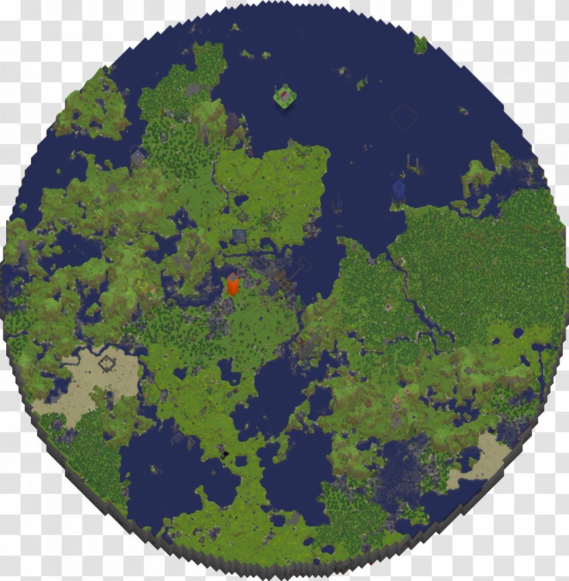 World Map Minecraft: Story Mode - Biome - The End Transparent PNG