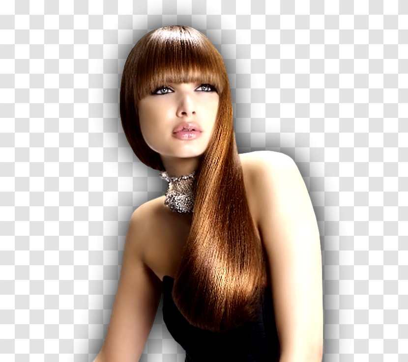 Hairstyle Bangs Long Hair Artificial Integrations - Barber Transparent PNG