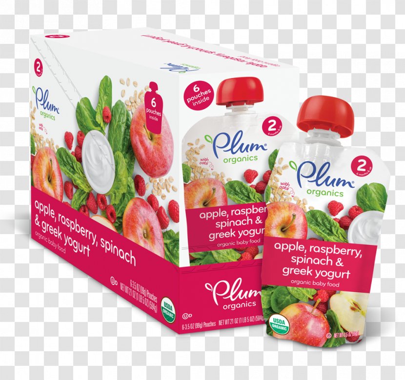 Strawberry Organic Food Baby Greek Cuisine Vegetable - Blueberry - Yogurt Packages Transparent PNG