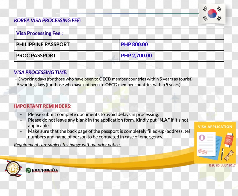 Web Page South Korea Computer Program Travel Visa Screenshot - Passport Transparent PNG