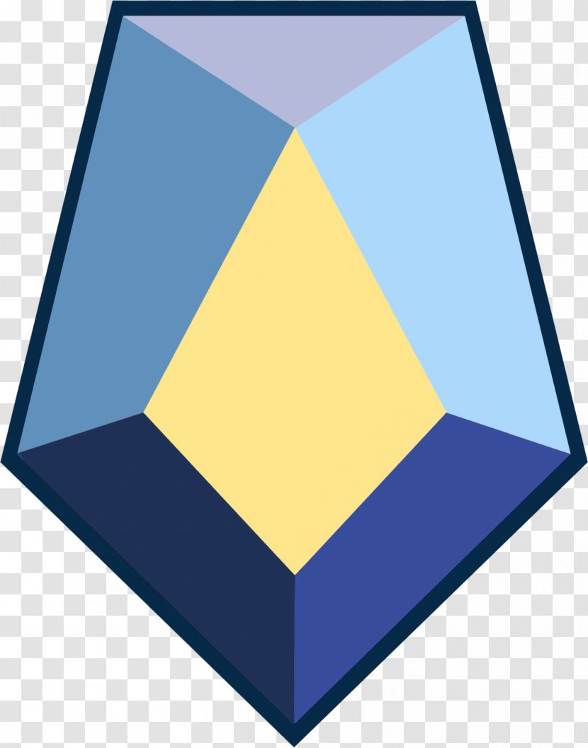 Diamond Background - Alexandrite - Triangle Electric Blue Transparent PNG
