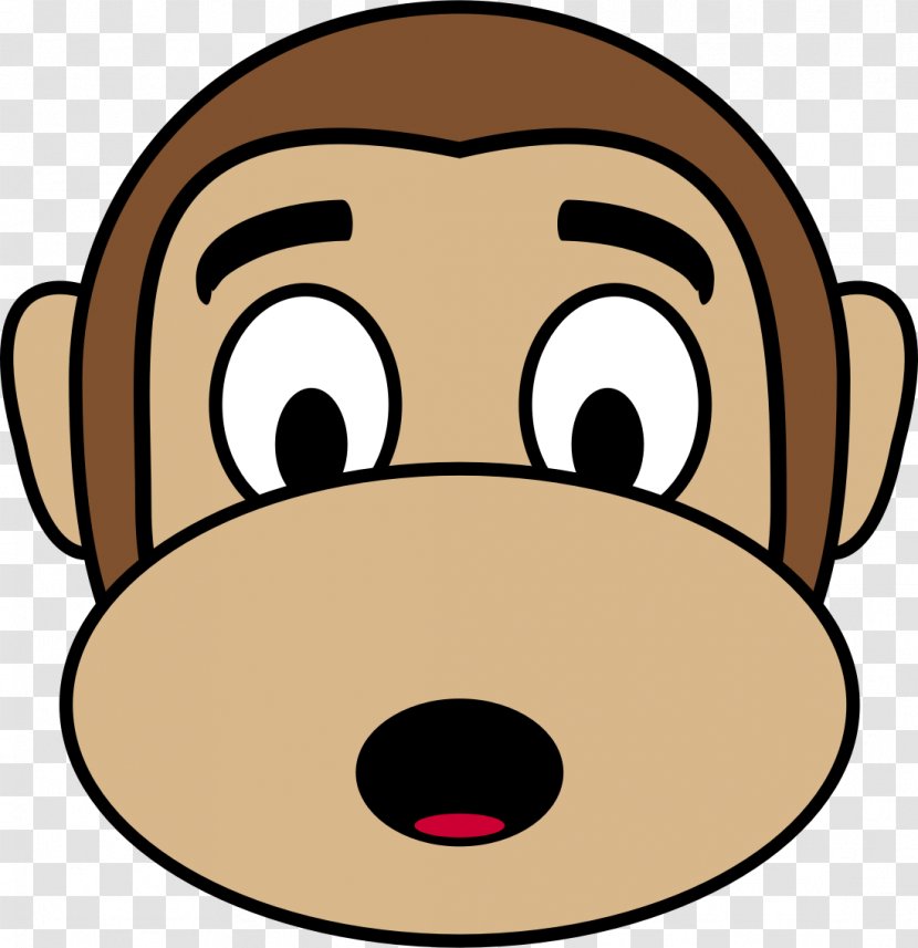 Ape Emoji Monkey Drawing Clip Art - Eye - Gorilla Transparent PNG