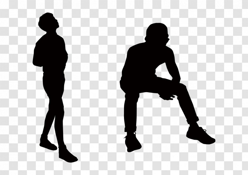 Silhouette Man Homo Sapiens Male - Hip Transparent PNG