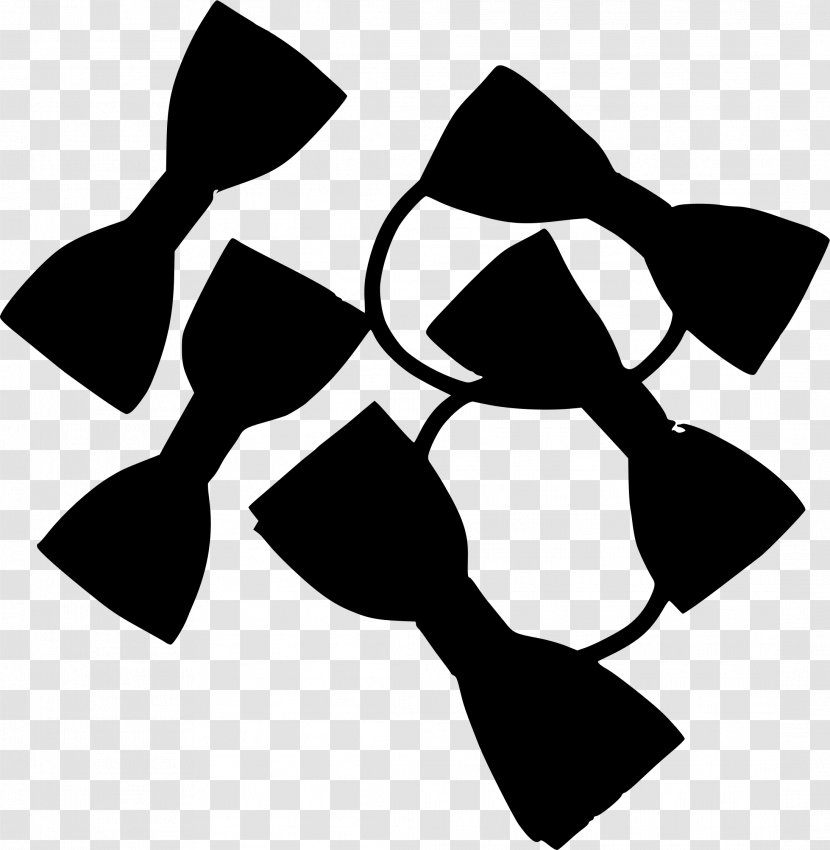Black And White Clip Art - Symbol - Bow Transparent PNG
