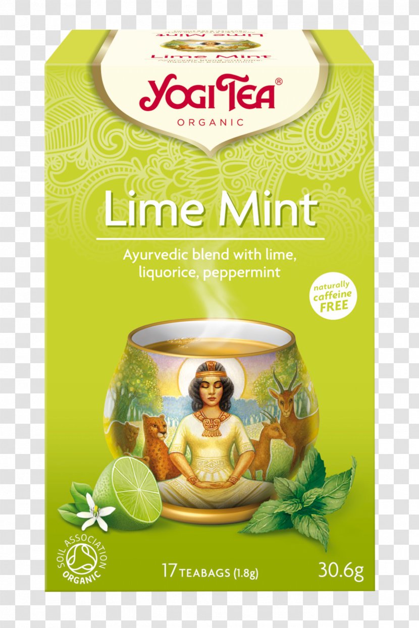 Yogi Tea Green Organic Food Mint - Black Transparent PNG