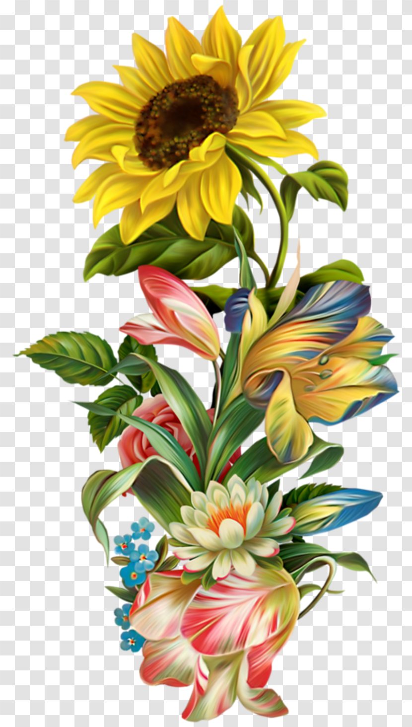 Flower Clip Art - Arranging - Sunflower Transparent PNG