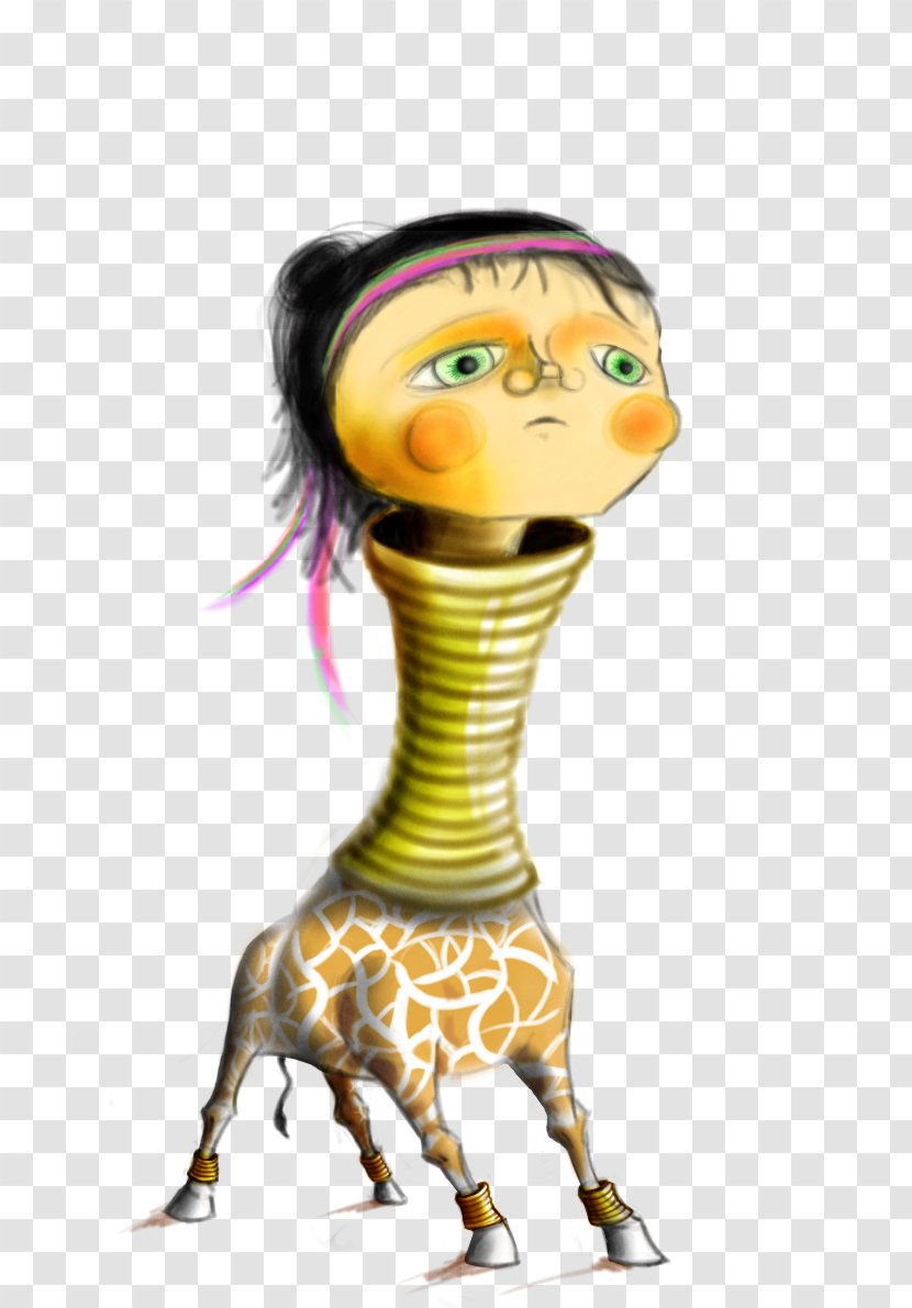 Giraffe Cartoon - Giraffidae Transparent PNG