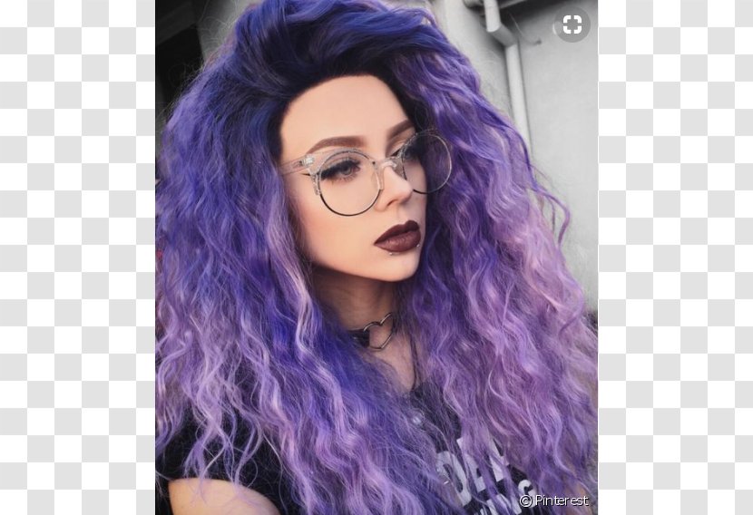 Hair Coloring Hairstyle Human Color - Lilac - Aria Montgomery Transparent PNG