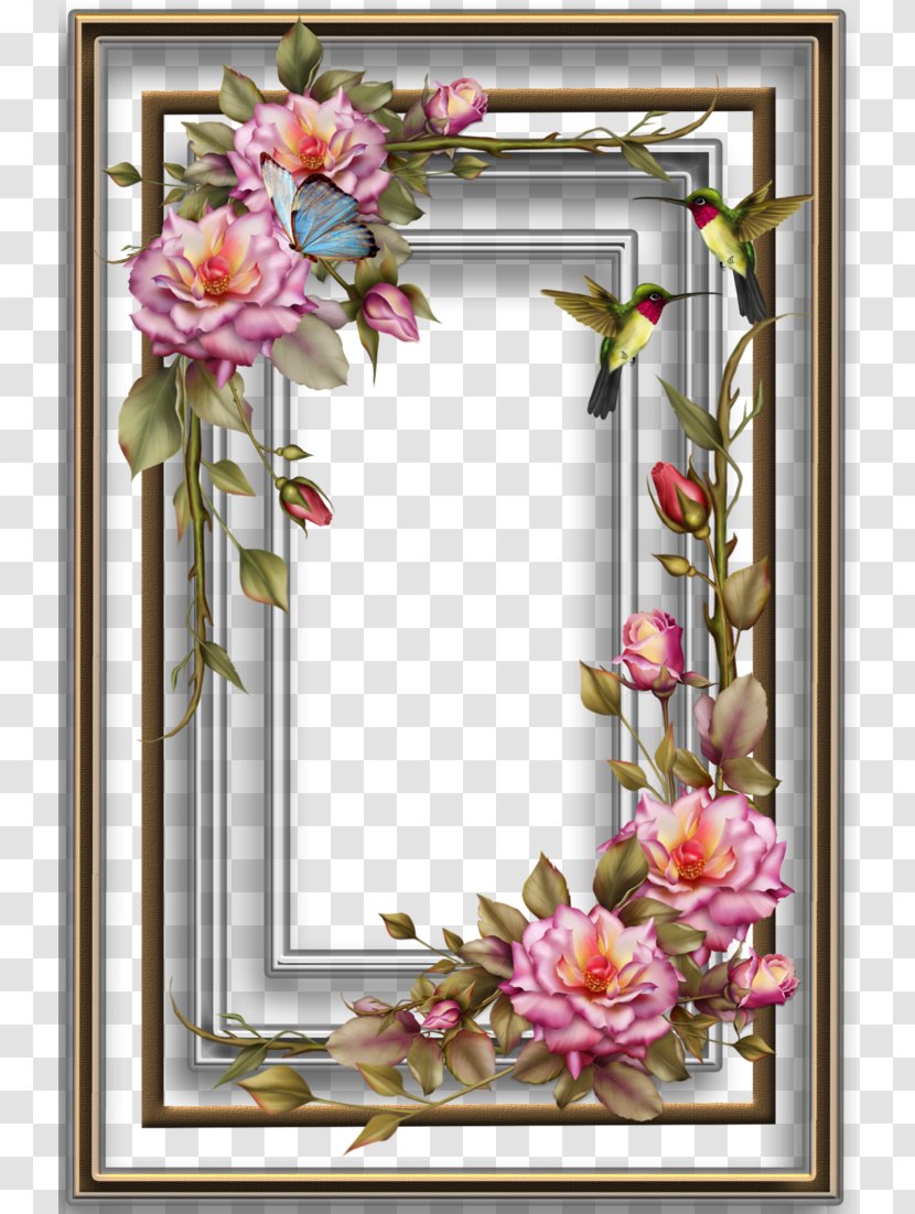 Paper Wedding Invitation Picture Frames Decoupage Flower - Arranging - Frame Transparent PNG