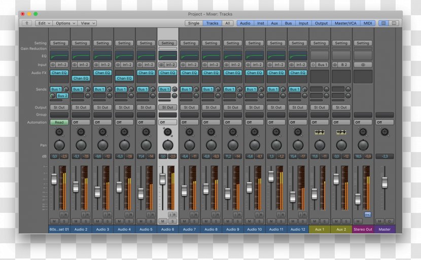 Theme Computer Software Audio Mixers Logic Pro Graphical User Interface Transparent PNG