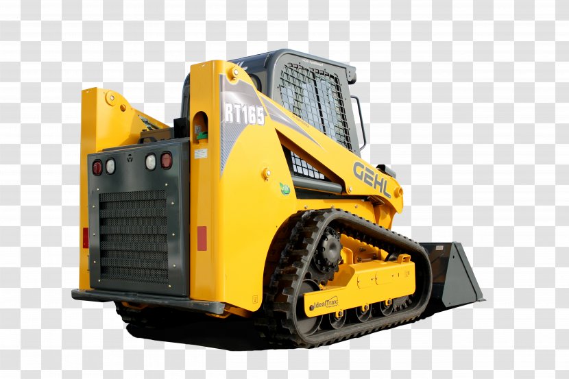 Tracked Loader Heavy Machinery Bulldozer Hydraulics - Engine Transparent PNG