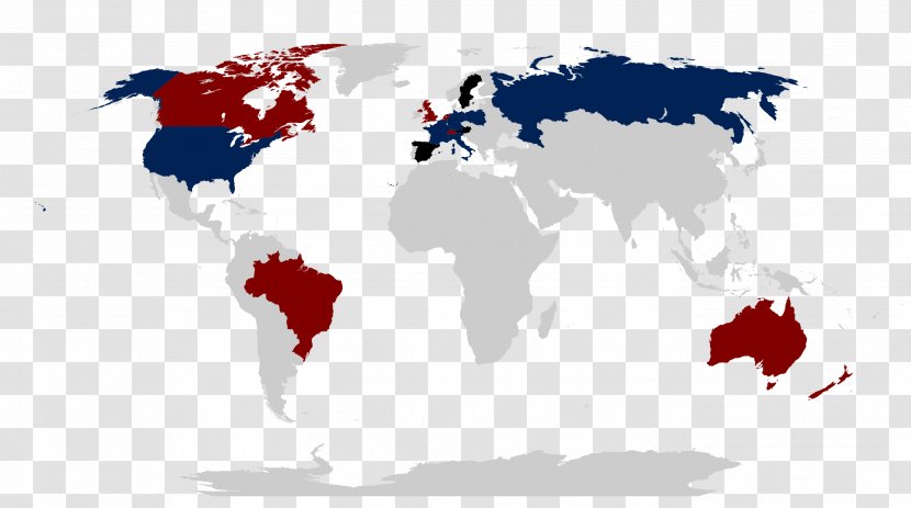 World Map United States Immigration - Least Developed Country Transparent PNG