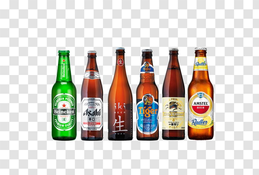 Beer Bottle Wine Fizzy Drinks Lager - Menu DRINK Transparent PNG