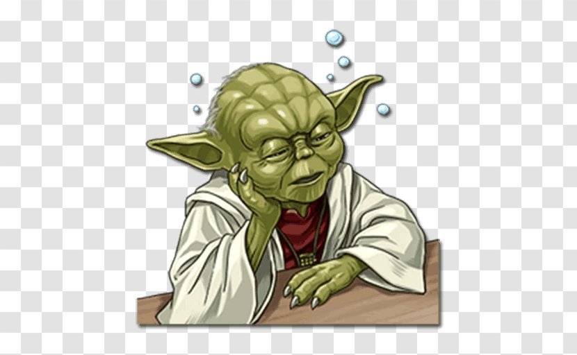 Yoda Leia Organa Star Wars Jedi Sticker Transparent PNG