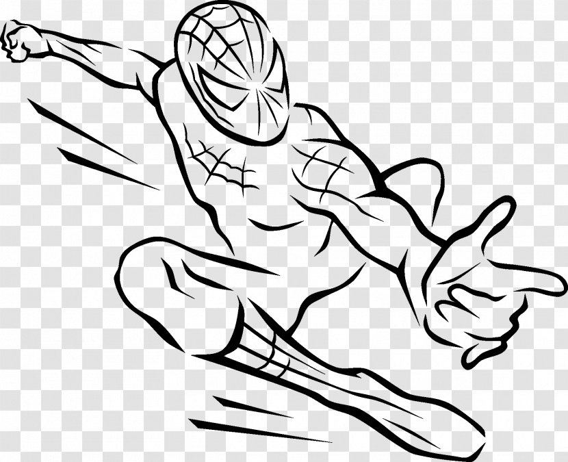 Spider-Man Thumb Homo Sapiens Superhero Clip Art - Tree - Spider-man Transparent PNG