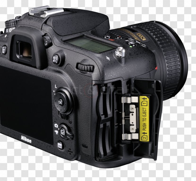 Nikon D7100 AF-S DX Nikkor 18-105mm F/3.5-5.6G ED VR Camera Digital SLR - Single Lens Reflex Transparent PNG