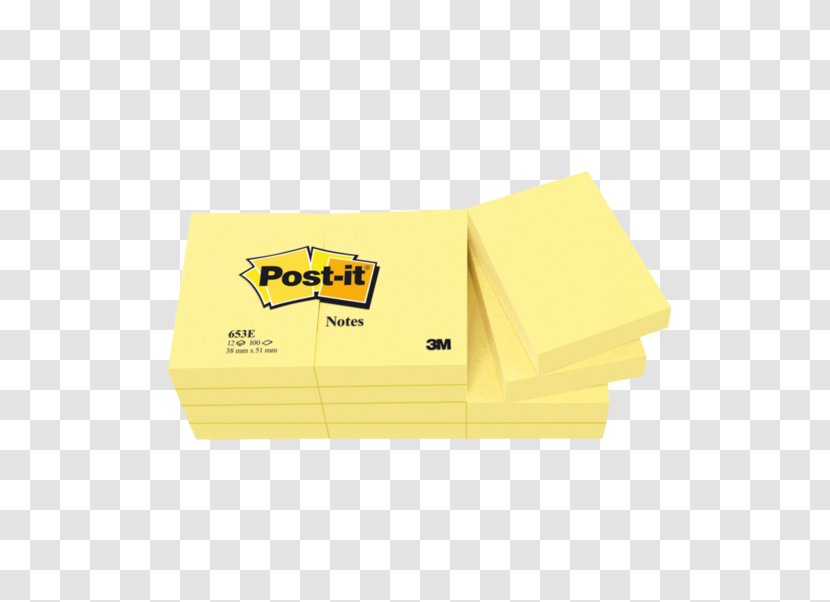 Post-it Note Brand Yellow 3M - Postit - Hsm51 Transparent PNG