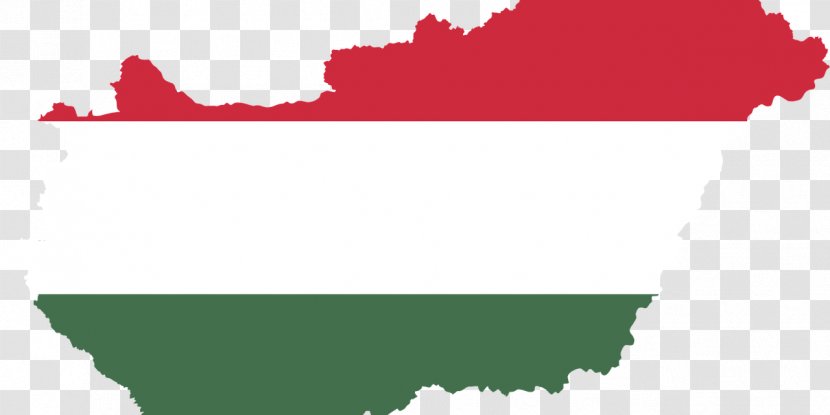Flag Of Hungary Map National - Magenta Transparent PNG