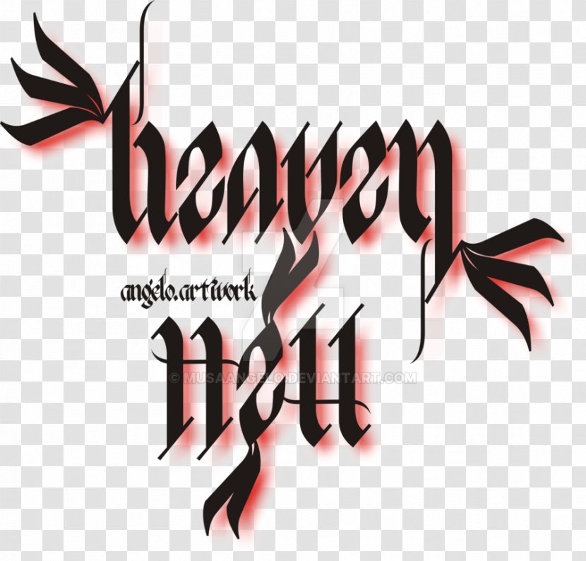 Ambigram Heaven Hell Image Logo - John Langdon Transparent PNG