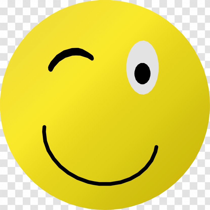 Wink Smiley Emoticon Clip Art - Smile Transparent PNG
