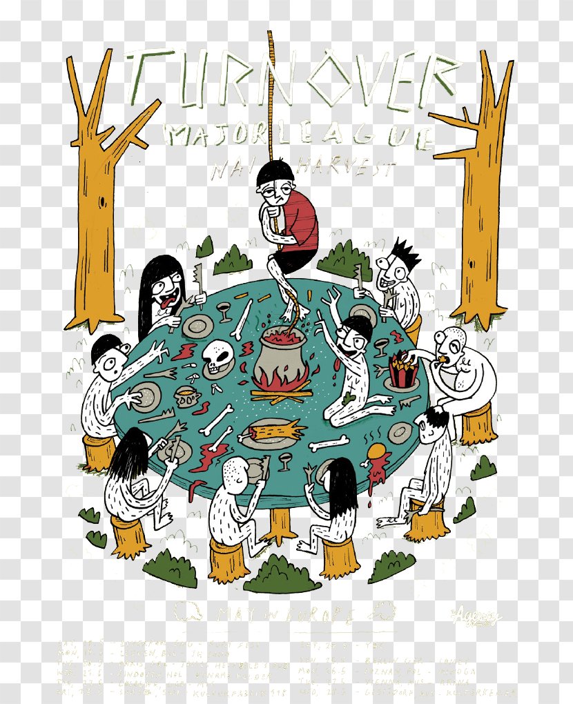 Poster Text Cartoon Illustration - Art - Forest Feast Transparent PNG