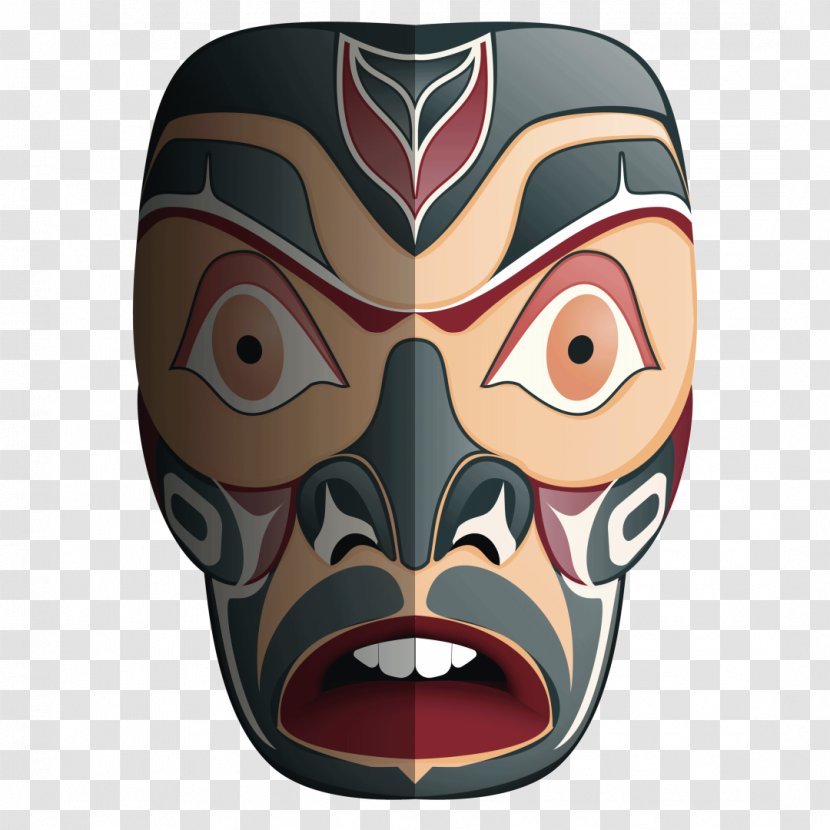 Traditional African Masks Headgear Totem Character - Adobe Systems - Mask Transparent PNG