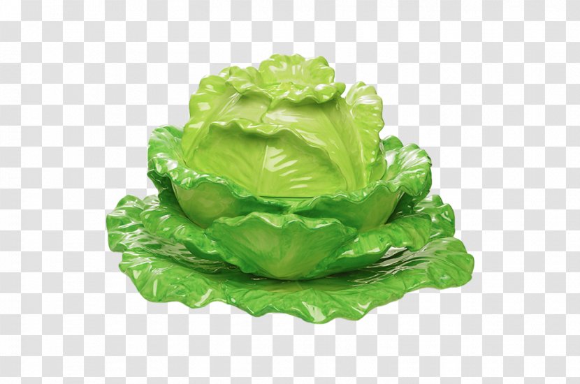 Lettuce Tureen Leaf Vegetable Food - Cabbage Transparent PNG
