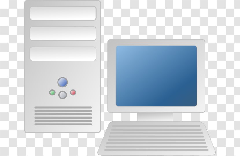 Personal Computer Desktop Clip Art - Painted White Vector Transparent PNG